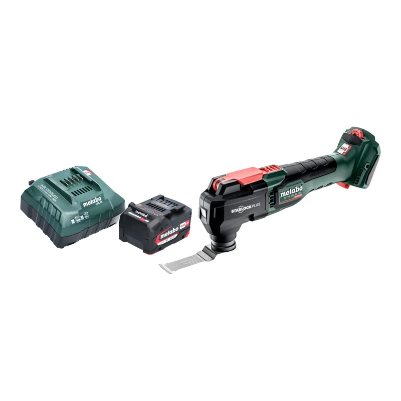 Metabo MT 18 LTX BL QSL Akku Multitool 18 V Brushless Starlock Plus + 1x Akku 4,0 Ah + Ladegerät