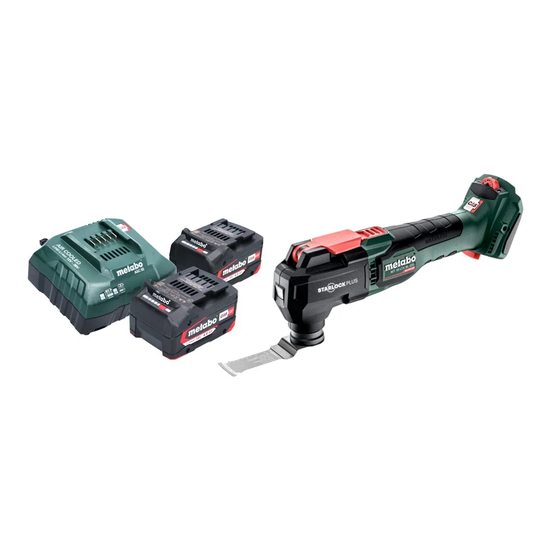 Metabo MT 18 LTX BL QSL Akku Multitool 18 V Brushless Starlock Plus + 2x Akku 4,0 Ah + Ladegerät