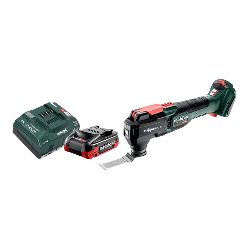 Metabo MT 18 LTX BL QSL Akku Multitool 18 V Brushless Starlock Plus + 1x LiHDX Akku 4,0 Ah + Ladegerät