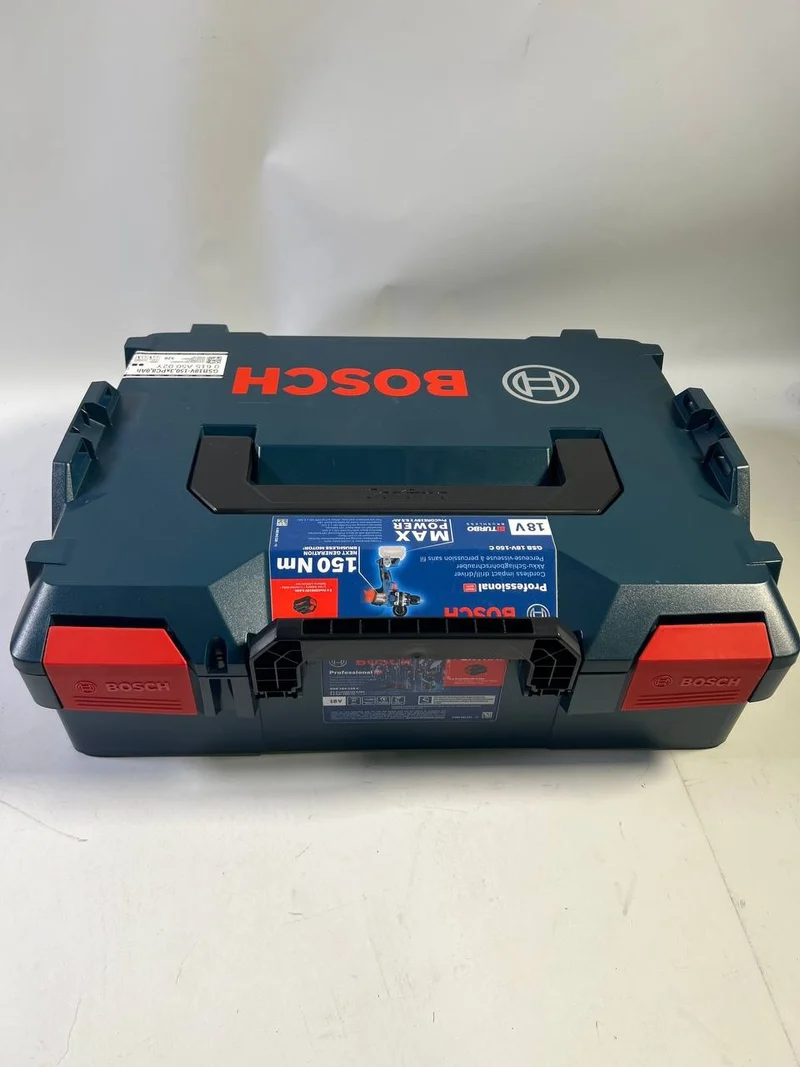 Bosch GSB 18V-150 C Professional Akku Schlagbohrschrauber 18 V 150 Nm ( 06019J5102 ) Biturbo Brushless + L-Boxx - ohne Akku, ohne Ladegerät - Leicht Gebraucht