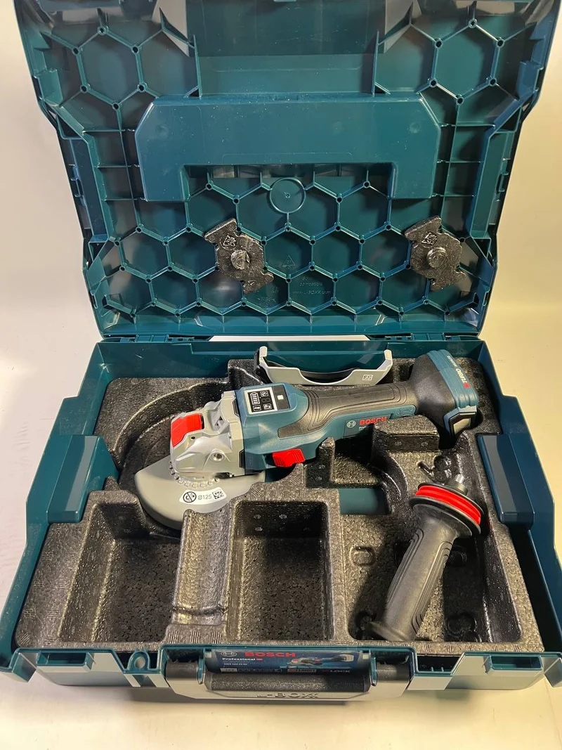 Bosch GWX 18V-15 SC Professional Akku Winkelschleifer 18 V ( 06019H6500 ) 125 mm BITURBO X-LOCK + L-BOXX - ohne Akku, ohne Ladegerät - Leicht Gebraucht