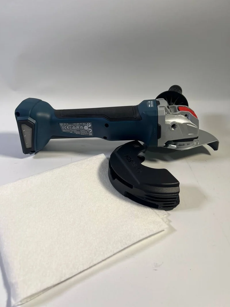 Bosch GWX 18V-10 Professional Akku Winkelschleifer 18 V 125 mm ( 06017B0101 ) X-LOCK Brushless + L-Boxx - ohne Akku, ohne Ladegerät - Leicht Gebraucht