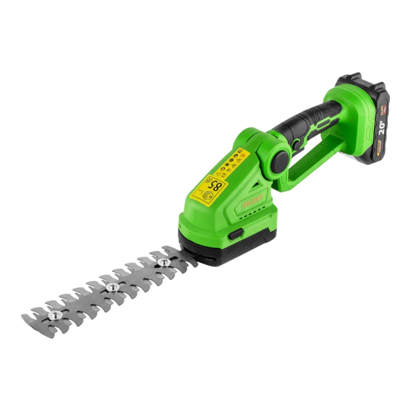 Procraft PGH2100 Akku Gras und Strauchschere 20 V + 1x Akku 2,0 Ah + Ladegerät