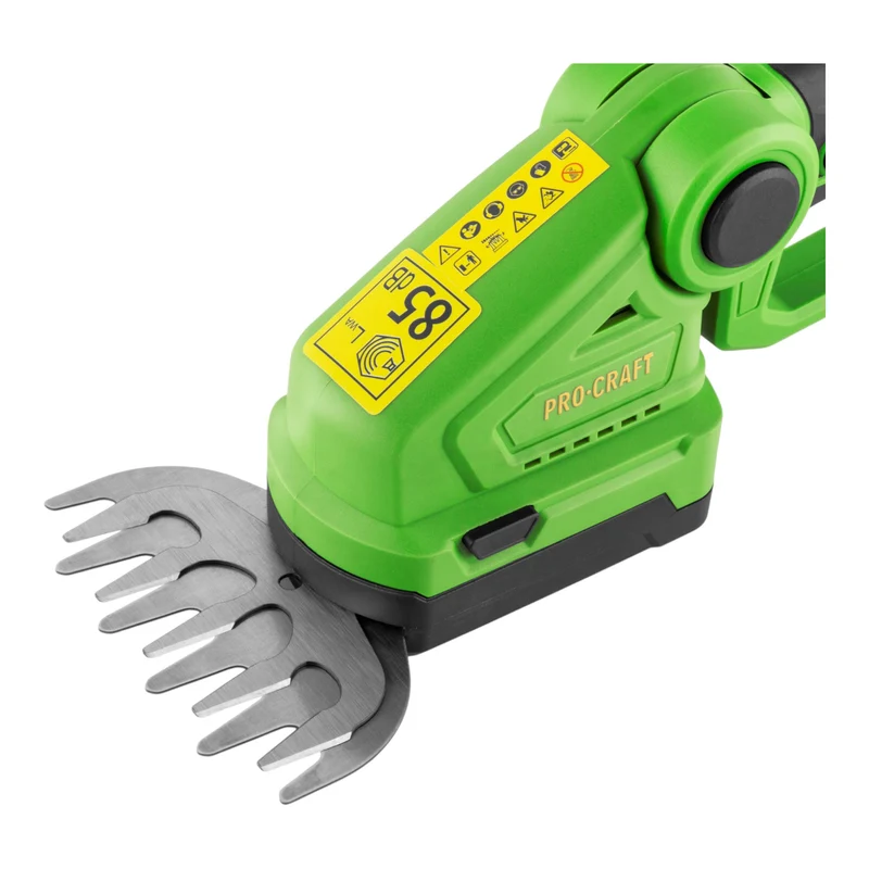 Procraft PGH2100 Akku Gras und Strauchschere 20 V + 1x Akku 2,0 Ah + Ladegerät
