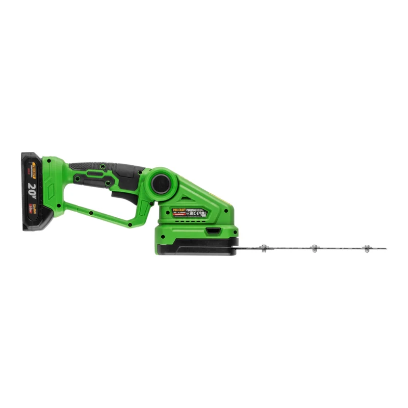 Procraft PGH2100 Akku Gras und Strauchschere 20 V + 1x Akku 2,0 Ah + Ladegerät