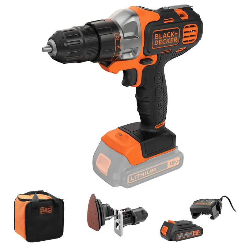 Multievo Kit Black+Decker MT218S1A-QW 18V 1.5Ah