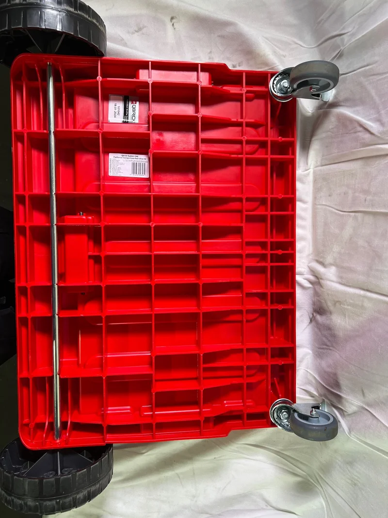 Qbrick System ONE Transport Platform RED ULTRA HD Transportroller Rollbrett 745 x 510 x 180 mm - Leicht Gebraucht