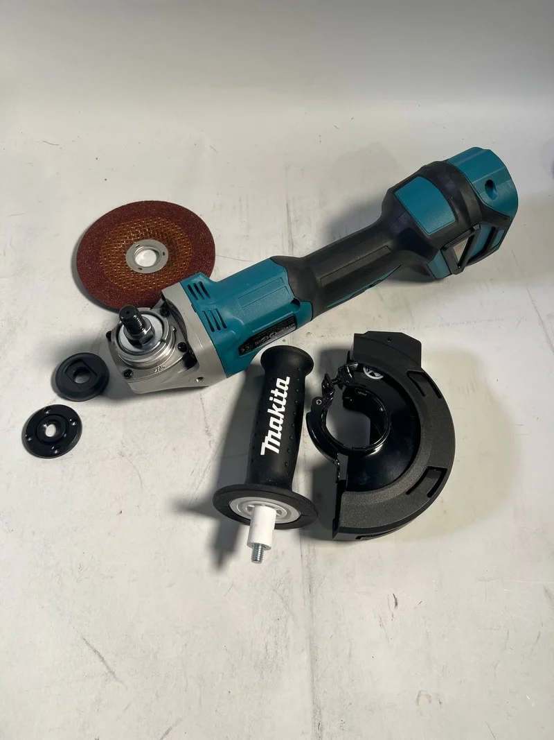 Makita DGA 511 Z Akku Winkelschleifer 18 V 125 mm Brushless Solo - ohne Akku, ohne Ladegerät - Leicht Gebraucht
