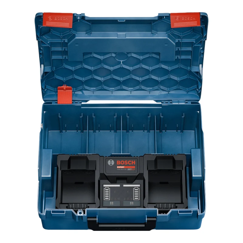 Bosch EXPERT 2x EXBA18V-40 + EXAL18V2-320 Starter Set 18 V + 2x Akku 4,0 Ah + Ladegerät 16 A + L-Boxx