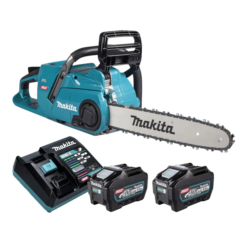 Makita UC 015 GT201 Akku Kettensäge 40 V max. 35 cm Brushless + 2x Akku 5,0 Ah + Ladegerät