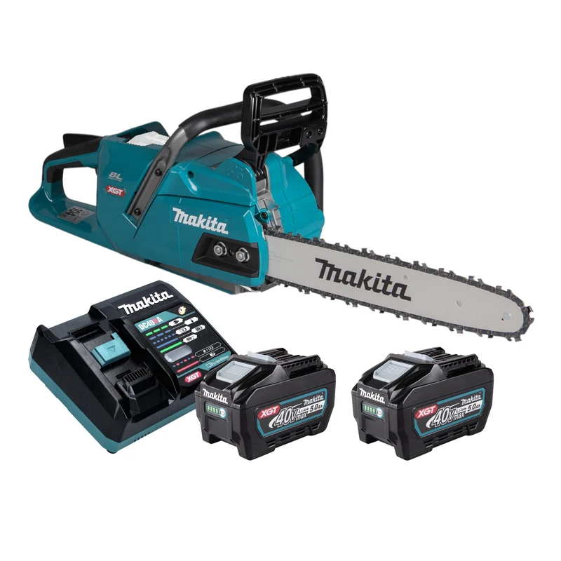 Makita UC 011 GT201 Akku Kettensäge 40 V max. 35 cm Brushless + 2x Akku 5,0 Ah + Ladegerät
