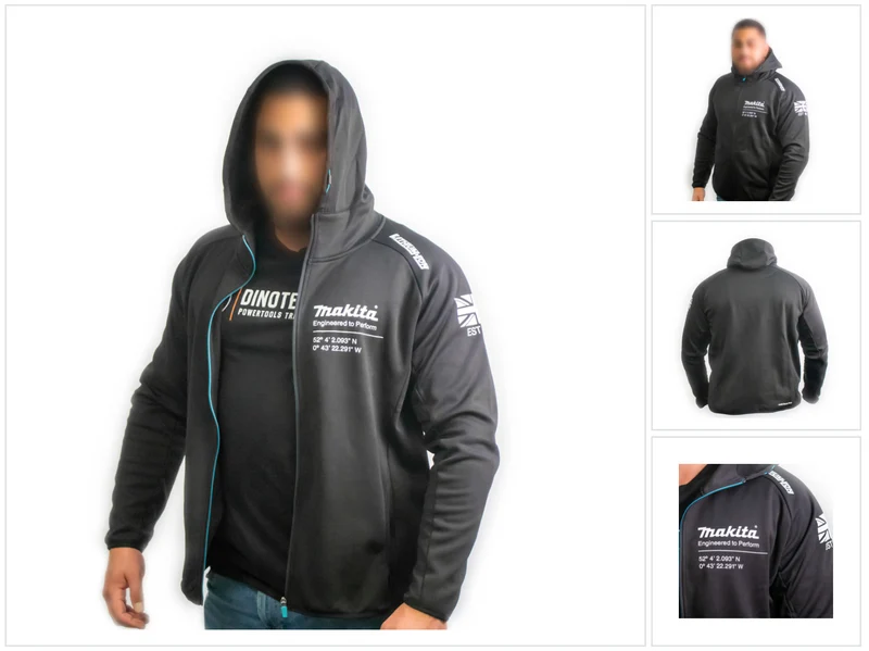 Makita Kapuze / Hoodie Jacke L Polyester Arbeit und Freizeit ( 98P1818-L )