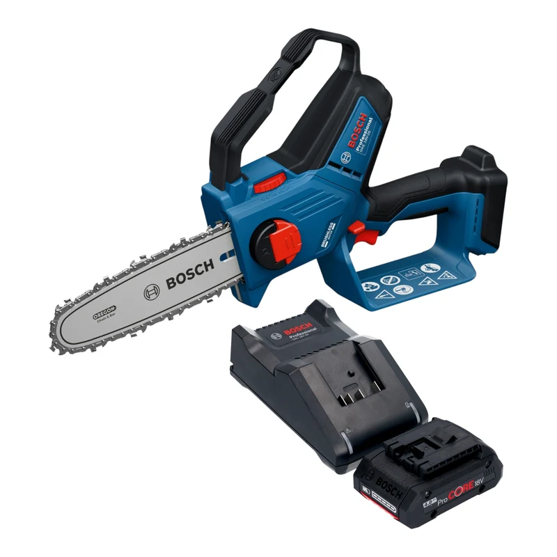 Bosch GKE 18V-20 Professional Akku Astsäge 18 V 18 cm + 1x ProCORE Akku 4,0 Ah + Ladegerät