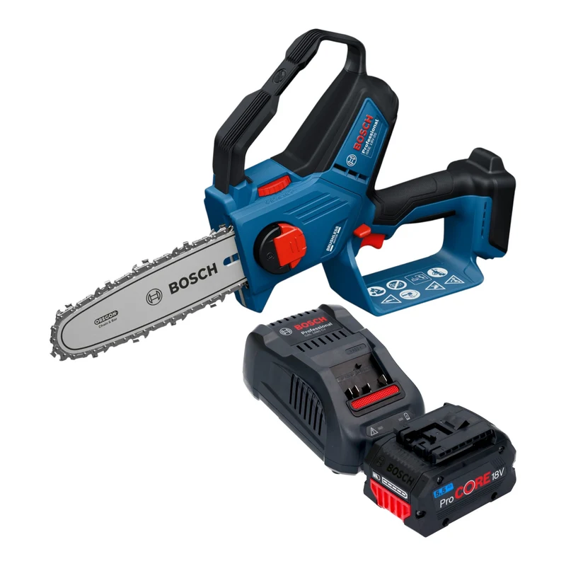 Bosch GKE 18V-20 Professional Akku Astsäge 18 V 18 cm + 1x ProCORE Akku 5,5 Ah + Ladegerät