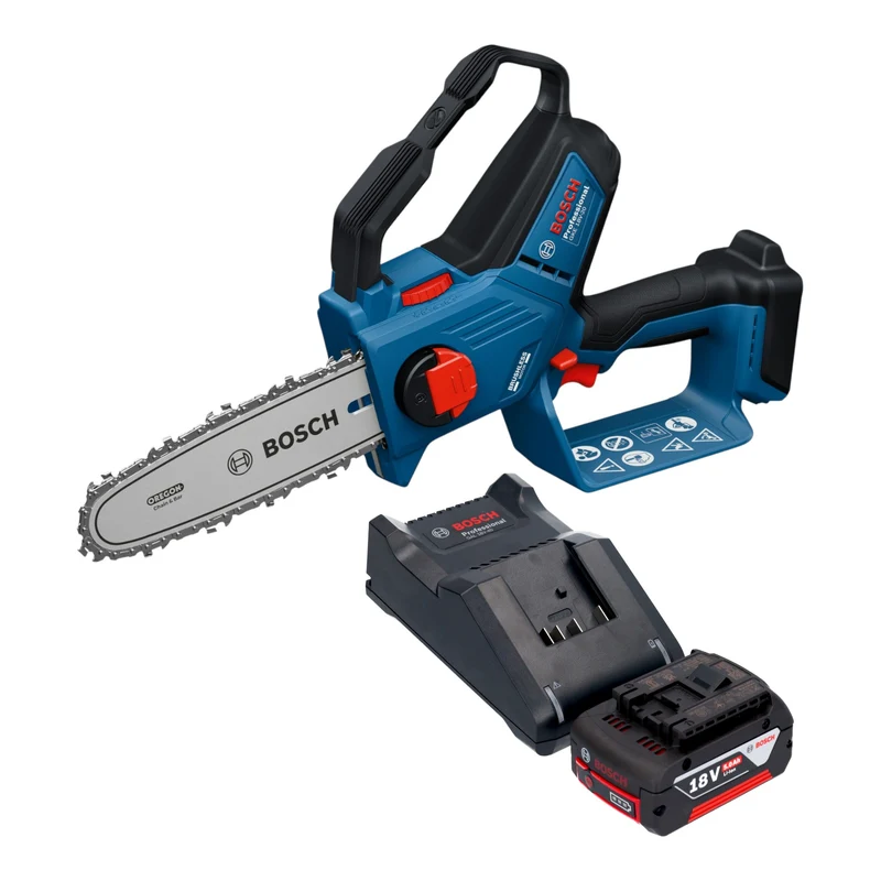 Bosch GKE 18V-20 Professional Akku Astsäge 18 V 18 cm + 1x Akku 5,0 Ah + Ladegerät