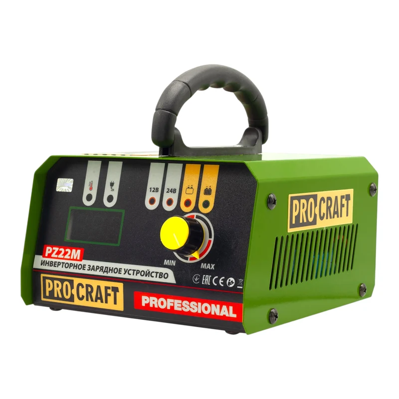 Procraft PZ22M Ladegerät 12/24 V Ladespannung 20/15 A Ladestrom für Autobatterien