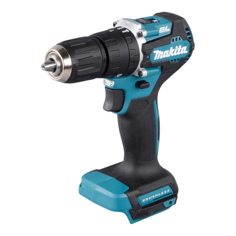 Makita DHP 487 SFX9 Akku Schlagbohrschrauber 18 V 40 Nm Brushless + 2x Akku 3,0 Ah + Ladegerät + 96 tlg. Zubehör Set + Koffer
