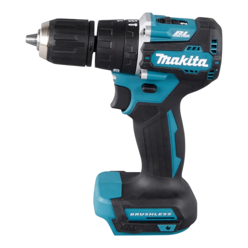 Makita DHP 487 SFX9 Akku Schlagbohrschrauber 18 V 40 Nm Brushless + 2x Akku 3,0 Ah + Ladegerät + 96 tlg. Zubehör Set + Koffer