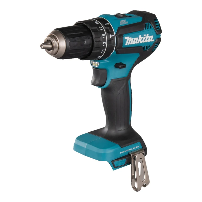 Makita DHP 485 SFX9 Akku Schlagbohrschrauber 18 V 50 Nm Brushless + 2x Akku 3,0 Ah + Ladegerät + 96 tlg. Zubehör Set + Koffer