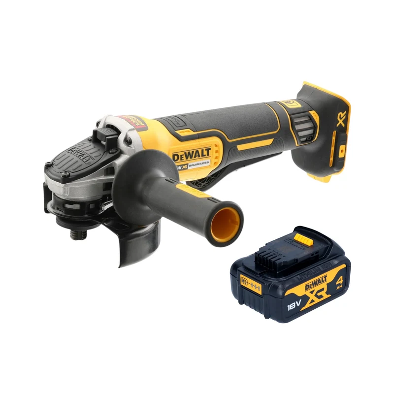 DeWalt DCG 406 N Akku Winkelschleifer 18 V 125 mm Brushless + 1x Akku 4,0 Ah - ohne Ladegerät