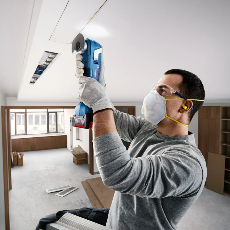 Bosch GOP 18V-34 Professional Akku Multi Cutter 18 V StarlockPlus ( 06018G2000 ) Brushless + L-Boxx - ohne Akku, ohne Ladegerät