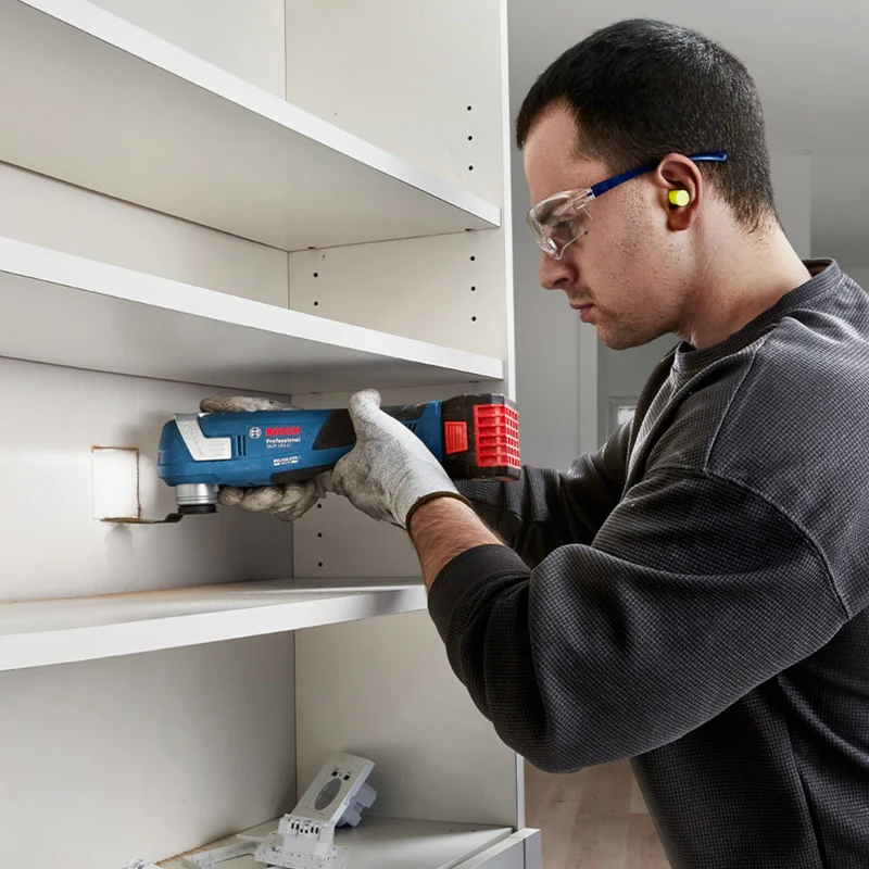 Bosch GOP 18V-34 Professional Akku Multi Cutter 18 V StarlockPlus ( 06018G2000 ) Brushless + L-Boxx - ohne Akku, ohne Ladegerät