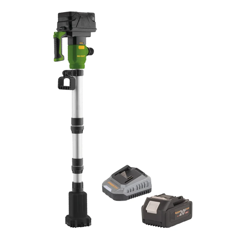 Procraft CPN20bb Akku Tauchpumpe 20 V 2725 l/h + 1x Akku 4,0 Ah + Ladegerät