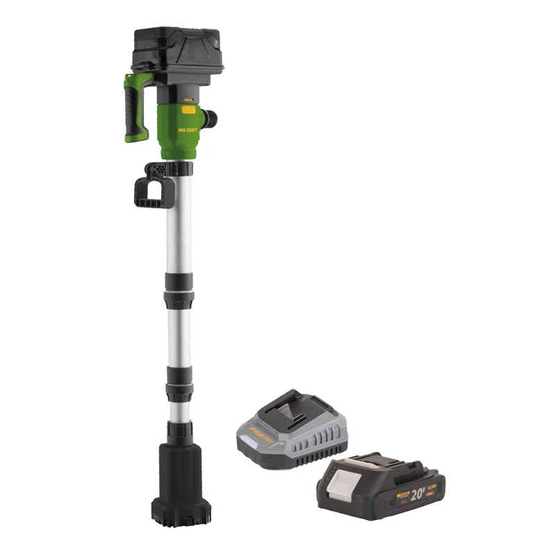 Procraft CPN20bb Akku Tauchpumpe 20 V 2725 l/h + 1x Akku 2,0 Ah + Ladegerät