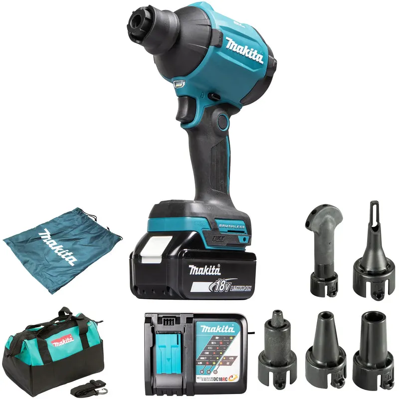 Pistol grip blower Makita DAS180RT 18V 5Ah