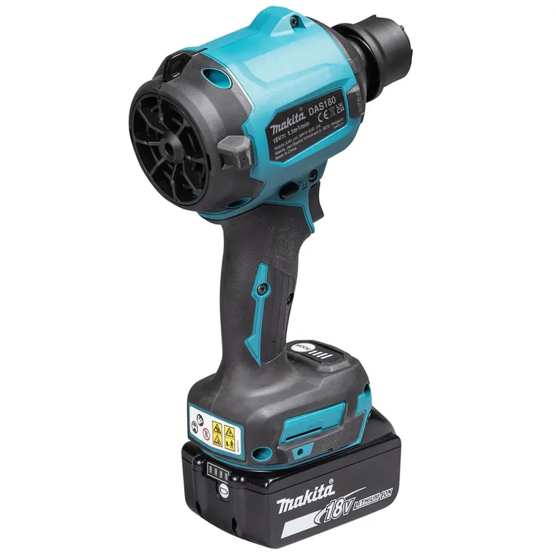 Pistol grip blower Makita DAS180RT 18V 5Ah