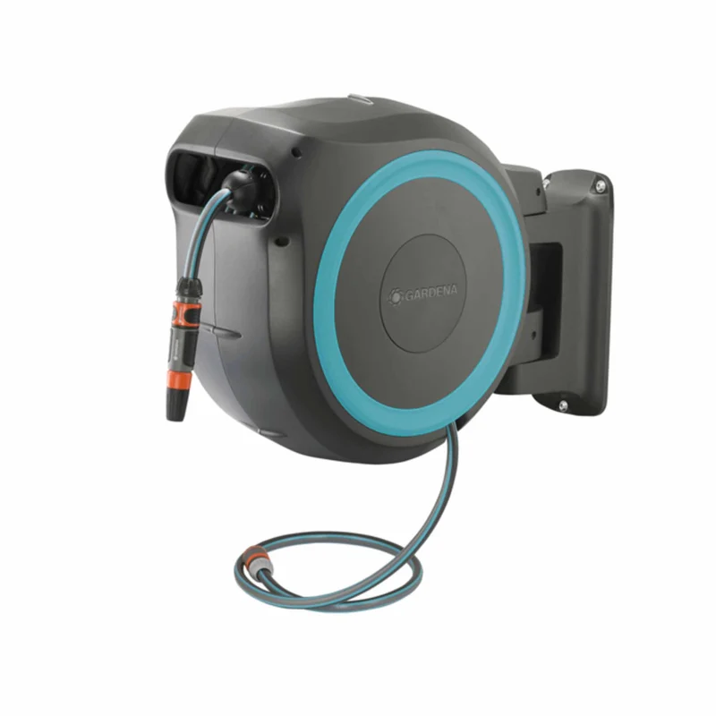 Wall mounted hose reel Gardena Roll Up M/L