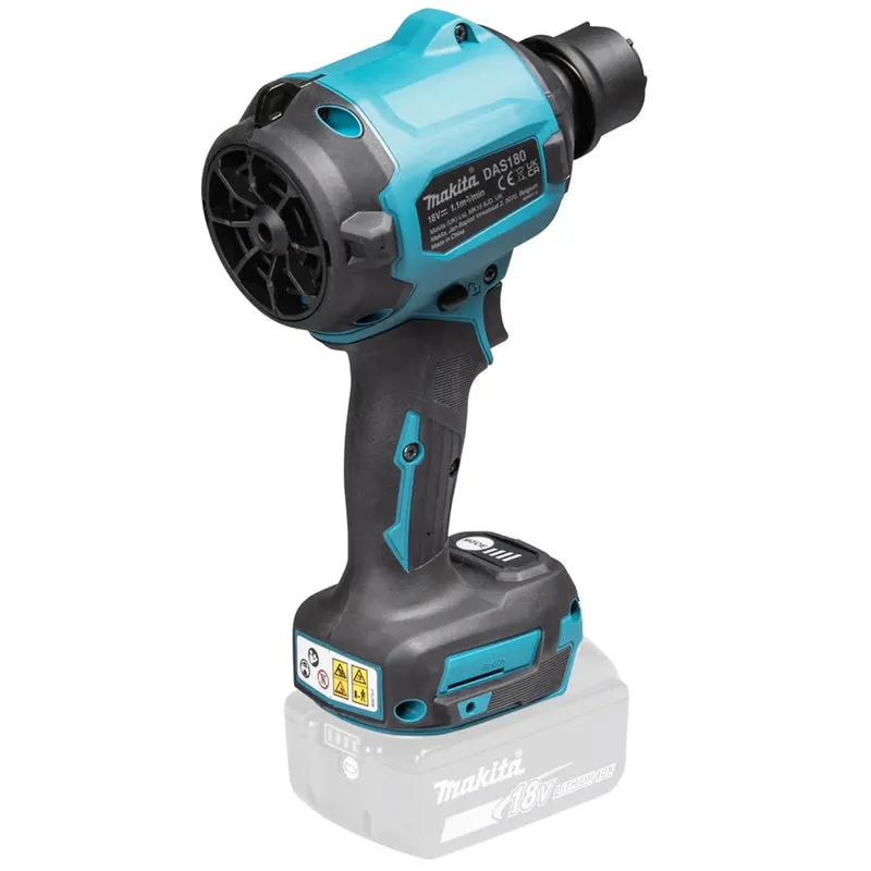Pistol grip blower Makita DAS180Z 18V