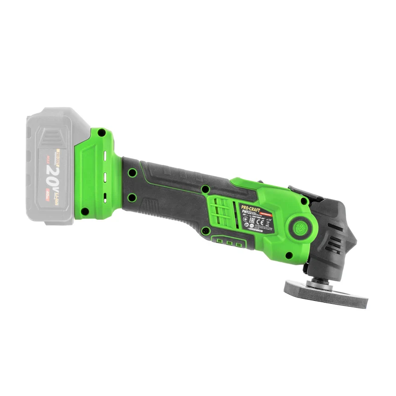 Procraft PMT22bb Akku Multifunktionswerkzeug 20 V Brushless + 1x Akku 2,0 Ah + Ladegerät