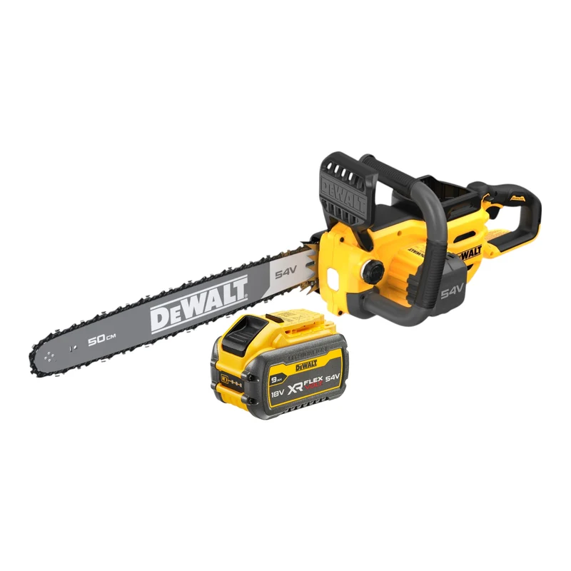 DeWalt DCMCS 575 N Akku Kettensäge 54 V FlexVolt 50 cm Brushless + 1x Akku 9,0 Ah - ohne Ladegerät