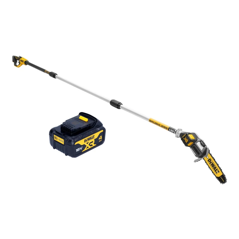 DeWalt DCMPS 567 N Akku Hochentaster 18 V Brushless + 1x Akku 4,0 Ah - ohne Ladegerät