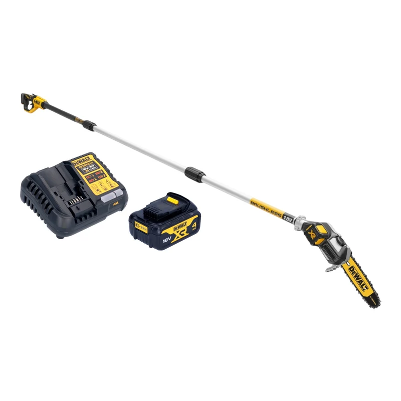 DeWalt DCMPS 567 M1 Akku Hochentaster 18 V Brushless + 1x Akku 4,0 Ah + Ladegerät