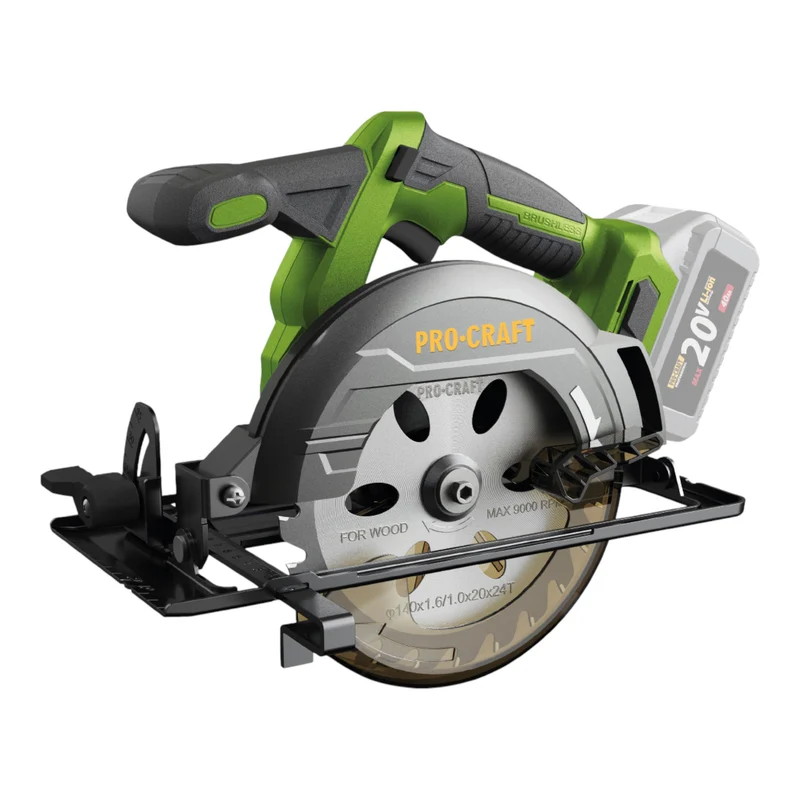 Procraft PCA32-BB Akku Handkreissäge 20 V 165 mm Brushless Solo - ohne Akku, ohne Ladegerät