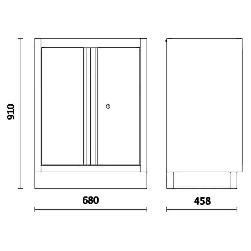 Fixed module with 2 doors Beta C45PRO 2.0 MA