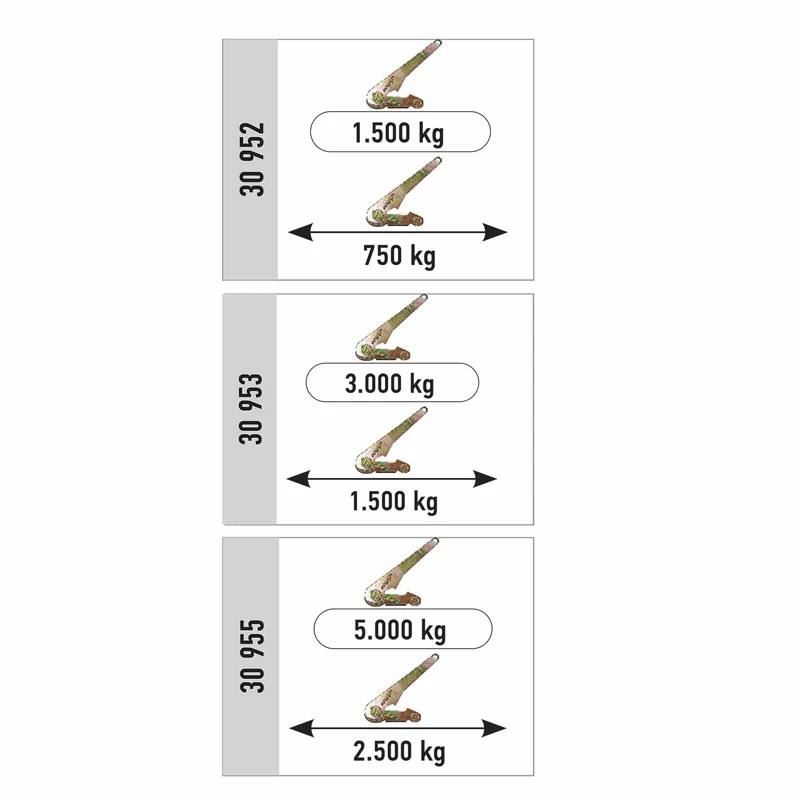 Ratchet Strap Benman with J-hook