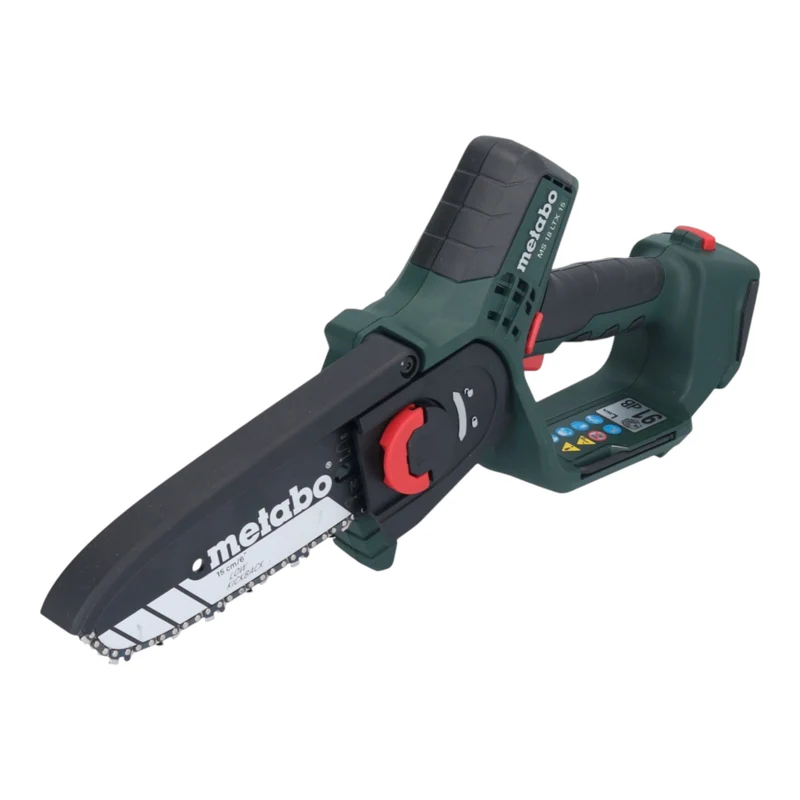 Metabo MS 18 LTX 15 Akku Gehölzsäge 18 V 15 cm 5 m/s + 1x Akku 5,2 Ah + Tasche - ohne Ladegerät