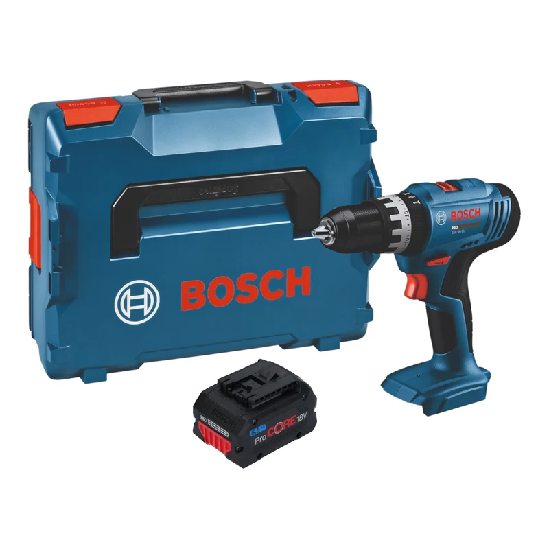 Bosch GSB 18V-25 Professional Akku Schlagbohrschrauber 18 V 56 Nm + 1x ProCORE Akku 5,5 Ah + L-Boxx - ohne Ladegerät