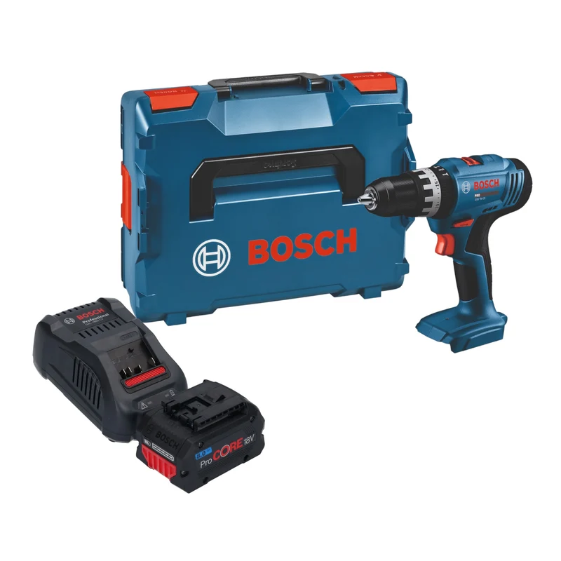 Bosch GSB 18V-25 Professional Akku Schlagbohrschrauber 18 V 56 Nm + 1x ProCORE Akku 8,0 Ah + Ladegerät + L-Boxx