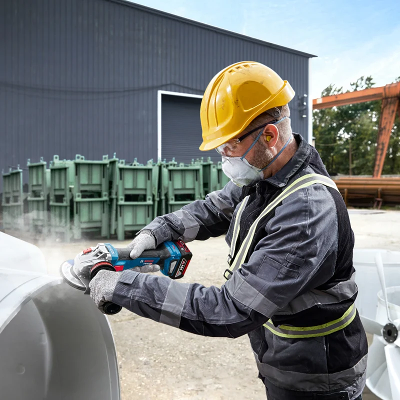 Bosch GWS 18V-11 Professional Akku Winkelschleifer 18 V 125 mm + 1x Akku 4,0 Ah - ohne Ladegerät