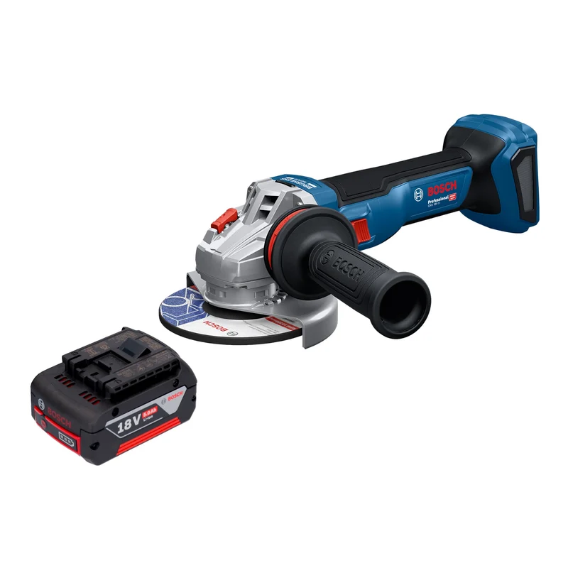 Bosch GWS 18V-11 Professional Akku Winkelschleifer 18 V 125 mm + 1x Akku 5,0 Ah - ohne Ladegerät