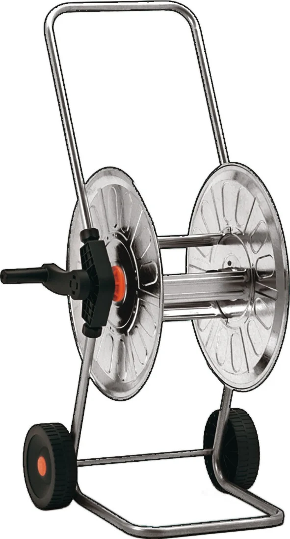 GEKA Schlauchwagen 5350 mit 3/4 Zoll Anschlussgewinde, Stahlrohr verzinkt, 4,3 kg