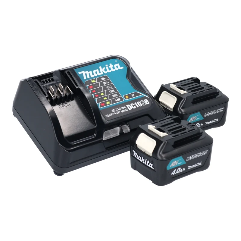 Makita UM 600 DSM2P Akku Grasschere 12 V max 160 mm Pink + 2x Akku 4,0 Ah + Ladegerät