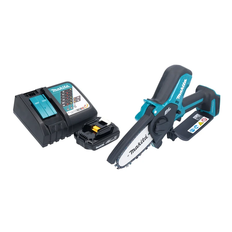 Makita DUC 101 RY01 Akku Astsäge 18 V 10 cm Brushless + 1x Akku 1,5 Ah + Ladegerät