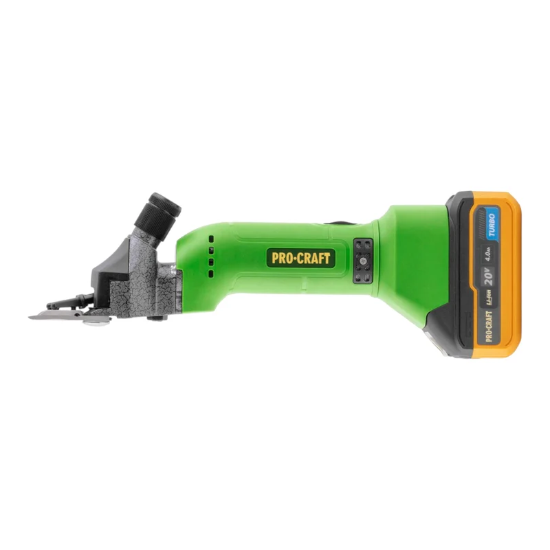 Procraft SC20 Akku Schafschermaschine 20 V 76 mm + 1x Akku 4,0 Ah + Ladegerät + Koffer