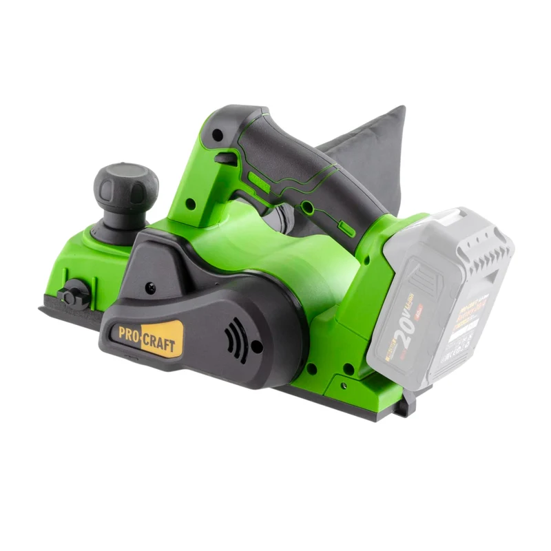 Procraft PE20BLbb Akku Hobel 20 V 82 mm Brushless + 1x Akku 4,0 Ah + Ladegerät + Koffer