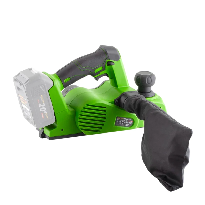 Procraft PE20BLbb Akku Hobel 20 V 82 mm Brushless + Koffer - ohne Akku, ohne Ladegerät